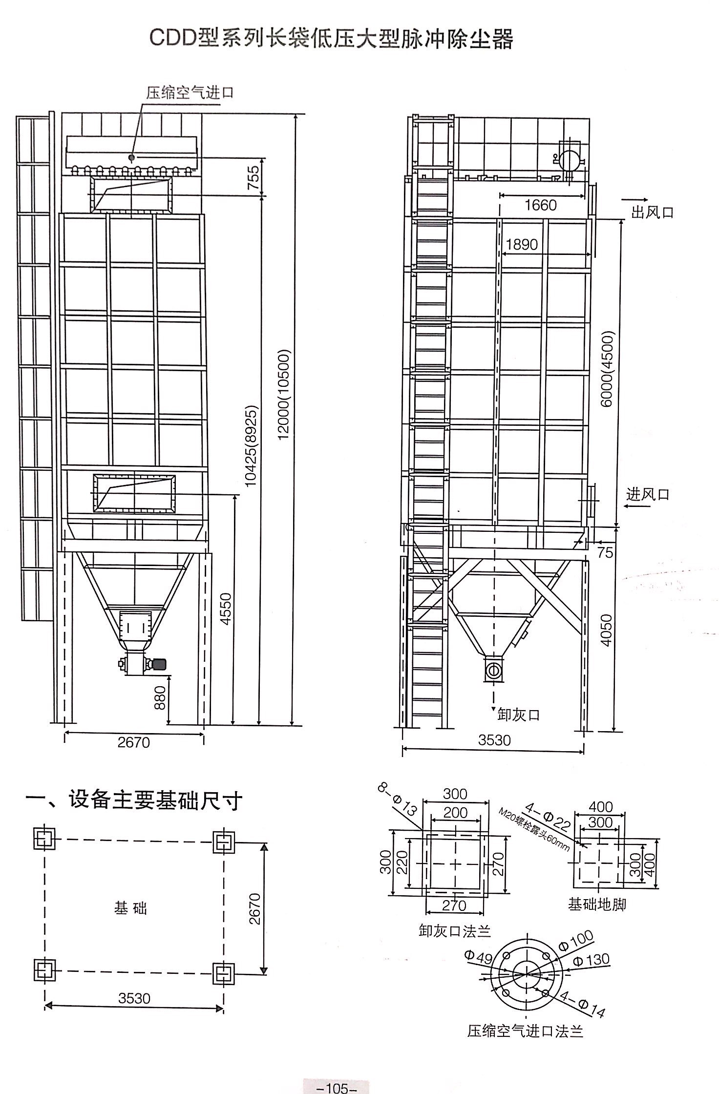 长袋低压除尘器