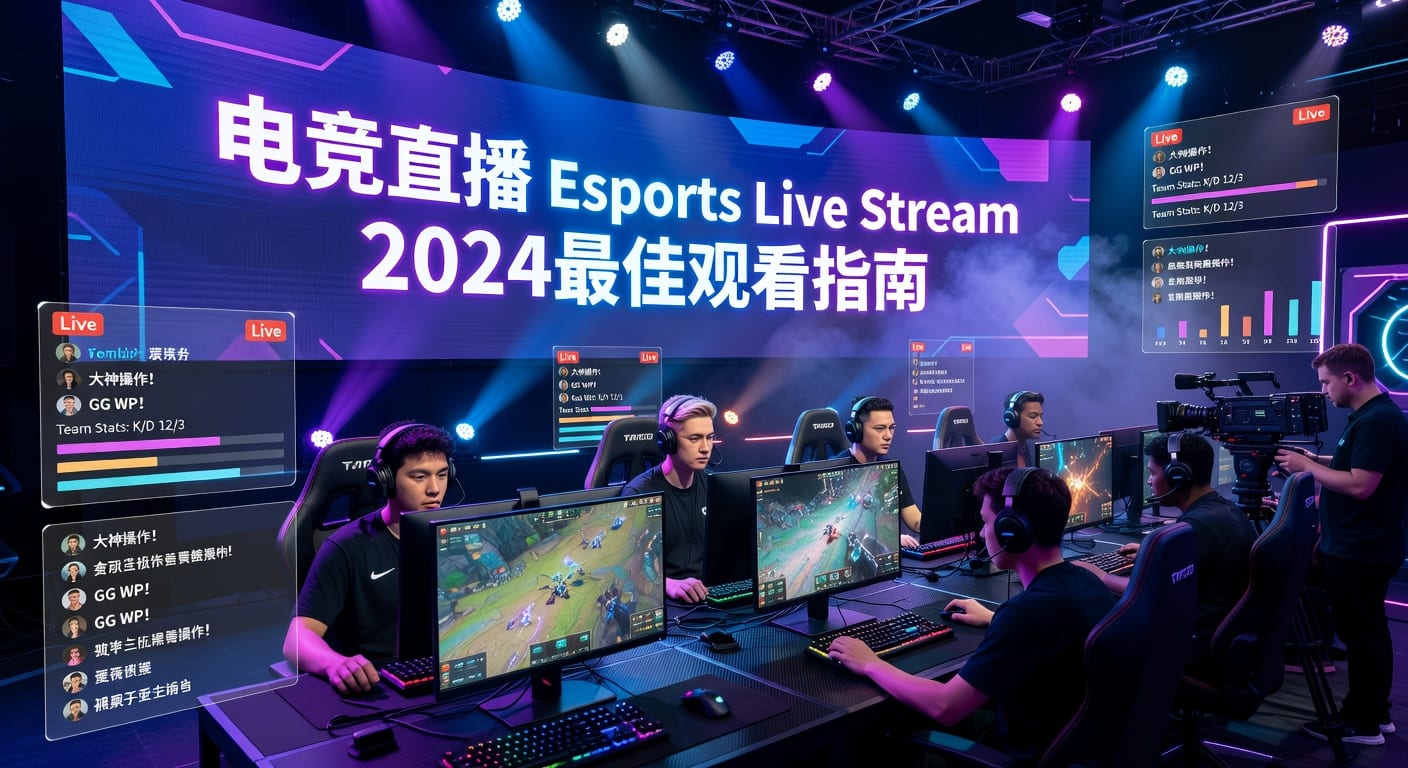电竞直播 Esports Live Stream 观看与数据判断指南