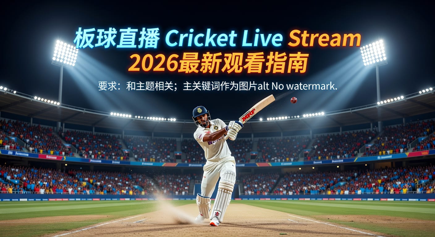 板球直播 Cricket Live Stream：2026年观看路径与时延解析